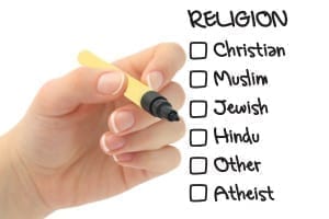 religion checkbox